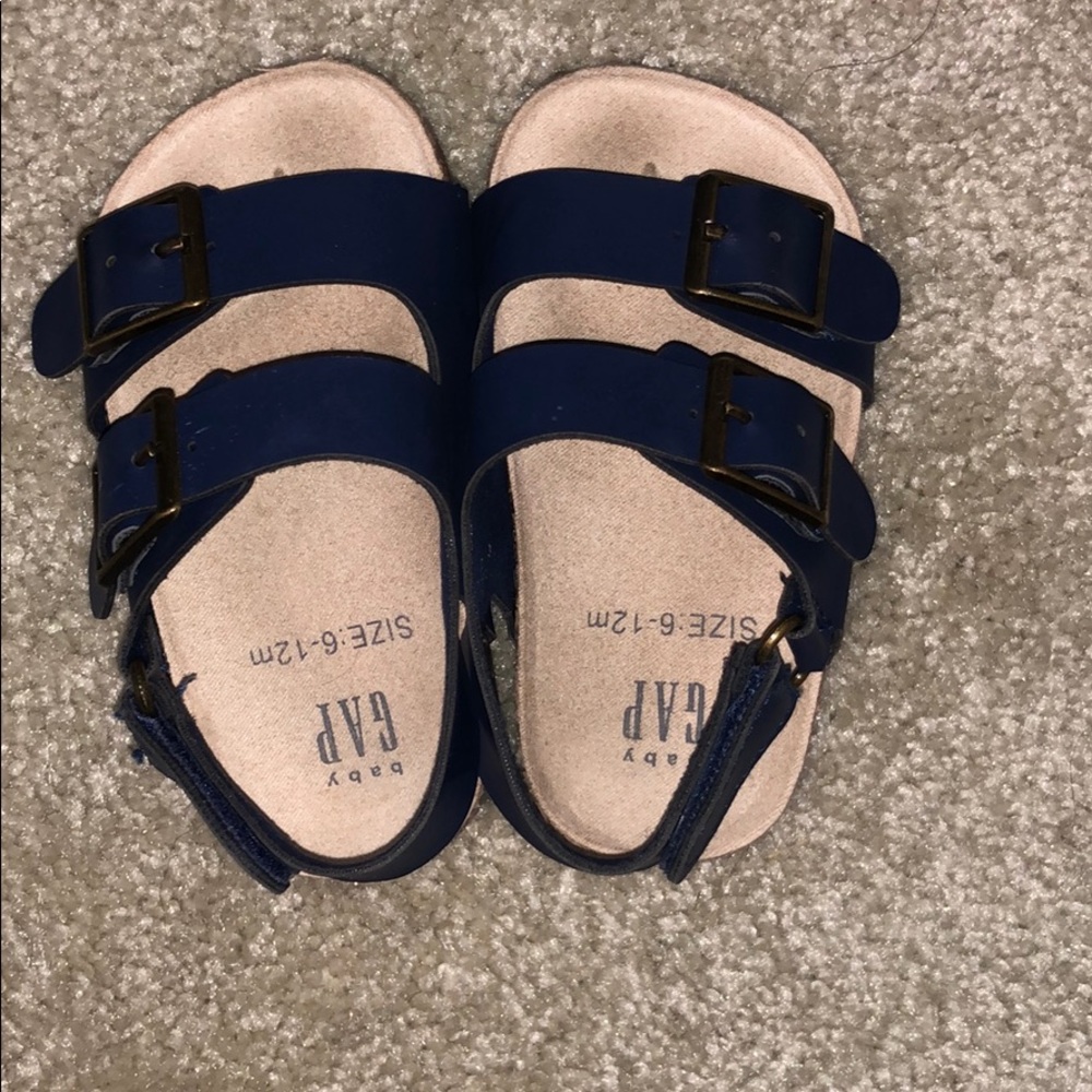GAP navy 6-12 month sandals